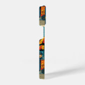 Coque Pour iPhone 14 First Trillionaire" Motivational Comic-Style (Côté droit)