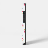 Coque Pour iPhone 14 Flamant rose (Côté gauche)
