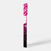 Coque Pour iPhone 14 Flamme de parties scintillant rose chaud scintille (Côté droit)