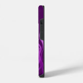 Coque Pour iPhone 14 Flammes de course violet cool (Côté gauche)