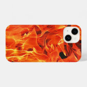 Coque Pour iPhone 14 Flammes d'incendie Boîtier de téléphone chaud (Verso Horizontal)