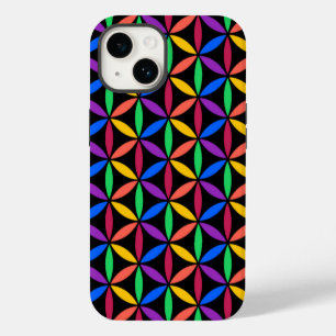 Coque Pour iPhone 14 Fleur arc-en-ciel du Motif de vie