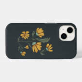 Coque Pour iPhone 14 Fleur de Cosmos Jaune Beauté simple (Verso Horizontal)