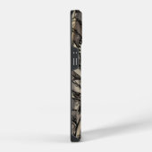 Coque Pour iPhone 14 Fleur de flamme dorée (Côté droit)