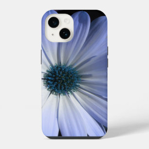 Coque Pour iPhone 14 Fleur de Marguerite Bleue