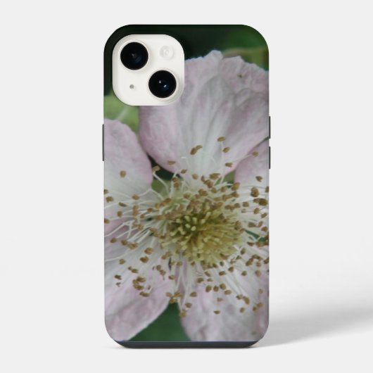 Coque Pour iPhone 14 Fleur de Mûre Macro (Verso)