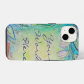 Coque Pour iPhone 14 Fleur Fée Coque-Mate coque iphone (Verso Horizontal)