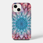 Coque Pour iPhone 14 Fleur fractale (Verso)