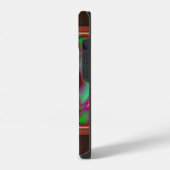 Coque Pour iPhone 14 Fleur fractale multicolore  (Côté gauche)