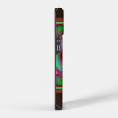 Coque Pour iPhone 14 Fleur fractale multicolore  (Côté droit)