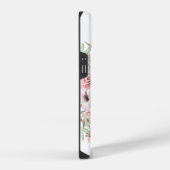 Coque Pour iPhone 14 Fleur Moderne Rose (Côté droit)