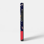 Coque Pour iPhone 14 Fleur sauvage jaune de la marine (Côté gauche)