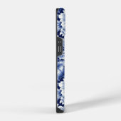 Coque Pour iPhone 14 Fleurs bleues Indigo (Côté droit)