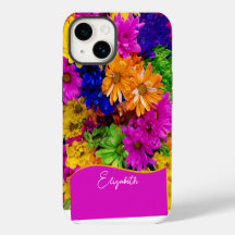 Fleurs de marguerites colorées
