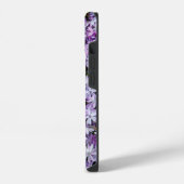 Coque Pour iPhone 14 Fleurs de Phlox Violet (Côté gauche)