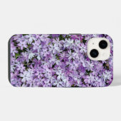 Coque Pour iPhone 14 Fleurs de Phlox Violet (Verso Horizontal)