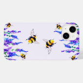 Coque Pour iPhone 14 Fleurs de printemps et coque iphone d'abeilles (Verso (horizontal))