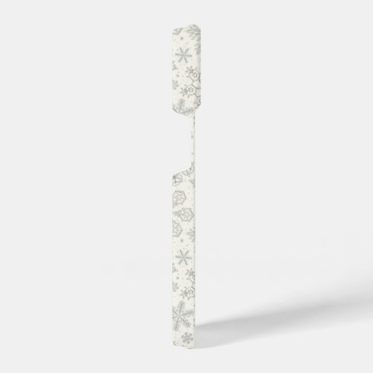 Coque Pour iPhone 14 Flocon de neige (Côté droit)