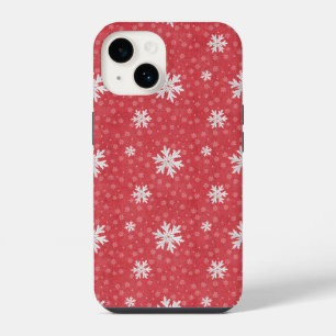 Coque Pour iPhone 14 Flocons de neige à la veille de Noël Invitation Se