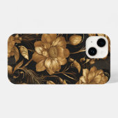 Coque Pour iPhone 14 Floral cover  (Verso Horizontal)