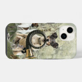 Coque Pour iPhone 14 Fluide Fox Terrier (Verso Horizontal)