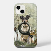 Coque Pour iPhone 14 Fluide Fox Terrier (Verso)