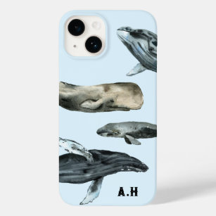 Coque Pour iPhone 14 Flurry de baleines