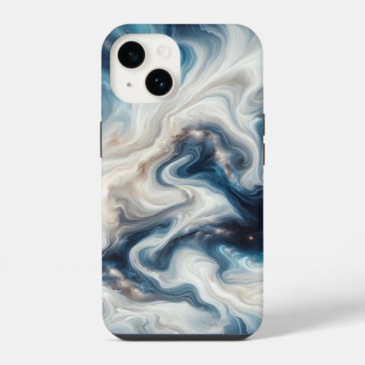 Coque Pour iPhone 14 Flux de Nébuleuse (Verso)