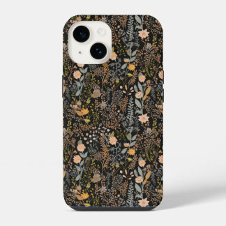 Coque Pour iPhone 14 Foliage Botanique Fleurs sauvages Florales