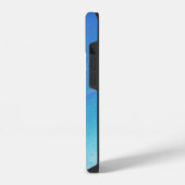 Coque Pour iPhone 14 Fond Bleu (Côté gauche)