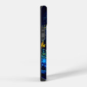 Coque Pour iPhone 14 Forêt Bio Luminescente (Côté droit)
