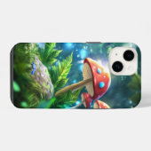 Coque Pour iPhone 14 Forêt de Champignons (Verso Horizontal)