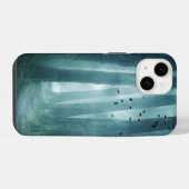 Coque Pour iPhone 14 Forêt éffrayante (Verso Horizontal)