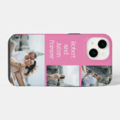 Coque Pour iPhone 14 Forever couple avec trois couples photos (Verso Horizontal)