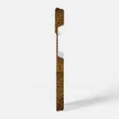 Coque Pour iPhone 14 Foule automnale sur brun (Côté gauche)