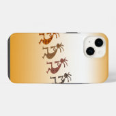Coque Pour iPhone 14 Four cokopelli (Verso Horizontal)