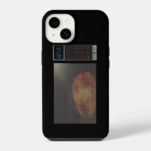 Coque Pour iPhone 14 Four Micro-ondes drôle  (Verso)