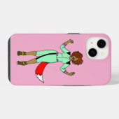 Coque Pour iPhone 14 Foxy Girl (Verso Horizontal)