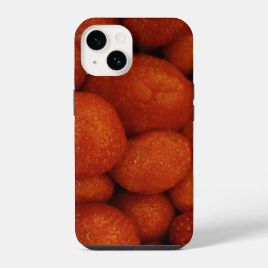 Coque Pour iPhone 14 Fraises juteuses (Verso)