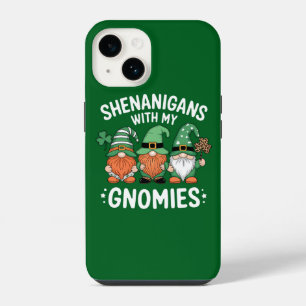 Coque Pour iPhone 14 Fredonnements avec mes gnomes Saint-Patrick irland