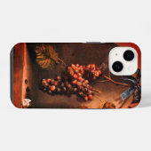 Coque Pour iPhone 14 FRUITS DE SAISON -PROSPÉRITÉ jaune rouge brun (Verso Horizontal)