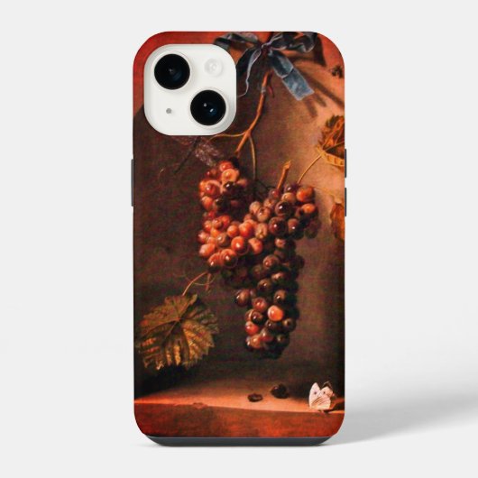 Coque Pour iPhone 14 FRUITS DE SAISON -PROSPÉRITÉ jaune rouge brun (Verso)