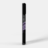 Coque Pour iPhone 14 Fumée Abstraite violette - Mur d'art éthéré (Côté droit)