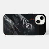 Coque Pour iPhone 14 Fumer Squelette Cigarette (Verso Horizontal)