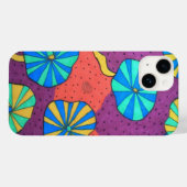 Coque Pour iPhone 14 Funky Retro Abstrait iPhone 8 Coque (Verso (horizontal))