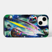 Coque Pour iPhone 14 Fusée de verre (Verso Horizontal)