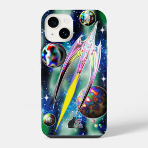 Coque Pour iPhone 14 Fusée de verre