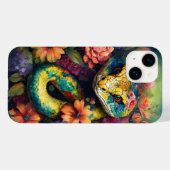 Coque Pour iPhone 14 galaxie dégitale image serpent coque iphone (Verso (horizontal))