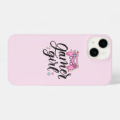 Coque Pour iPhone 14 Gamer fille (Verso Horizontal)