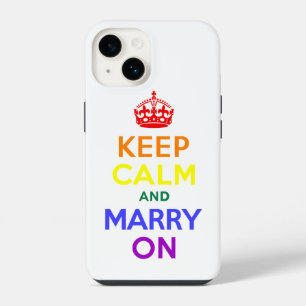 Coque Pour iPhone 14 Gardez votre calme et mariez-vous